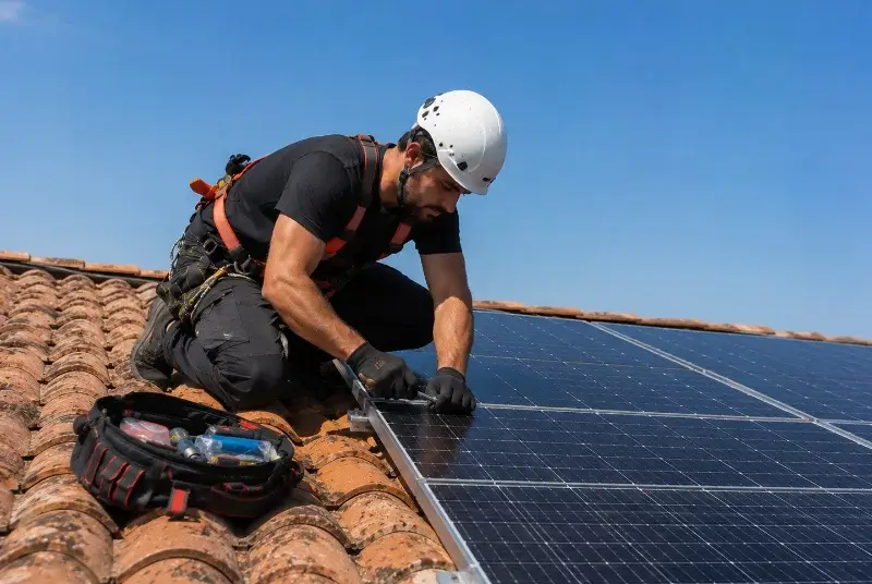 Maintenance et monitoring de panneaux solaires à Salles-sur-Garonne